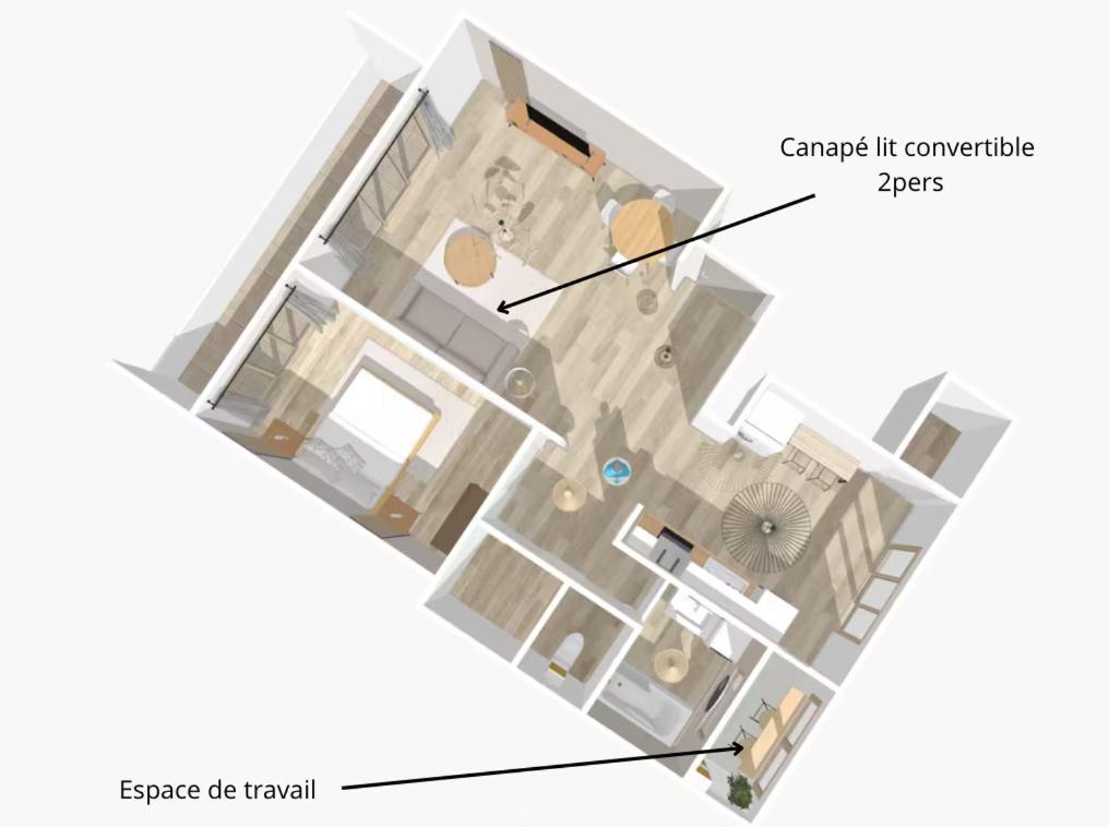 T2 Cosy - Garage Prive - Wifi